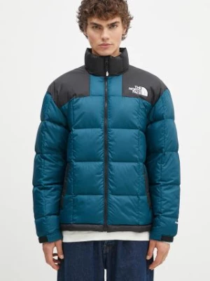 The North Face kurtka puchowa Lhotse Jacket męska kolor turkusowy zimowa NF0A3Y231NO1