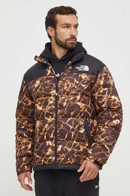 The North Face kurtka puchowa Lhotse Jacket NF0A3Y23OS31 męska kolor brązowy zimowa oversize