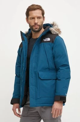 The North Face kurtka puchowa McMurdo męska kolor turkusowy zimowa NF0A5GJF5LO1