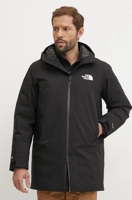 The North Face kurtka puchowa MTN Range męska kolor czarny przejściowa NF0A88WEJK31