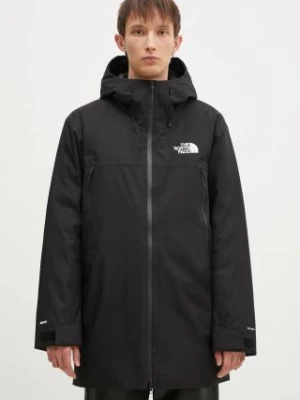 The North Face kurtka puchowa MTN Range męska kolor czarny przejściowa NF0A88WEJK31