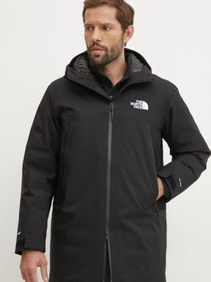 The North Face kurtka puchowa MTN Range męska kolor czarny przejściowa NF0A88WEJK31