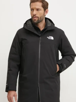 The North Face kurtka puchowa MTN Range męska kolor czarny przejściowa NF0A88WEJK31