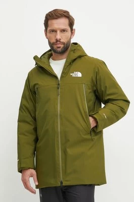 The North Face kurtka puchowa MTN Range męska kolor zielony zimowa NF0A88WEPIB1