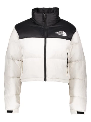 The North Face Kurtka puchowa "Nuptse" w kolorze biało-czarnym rozmiar: XL