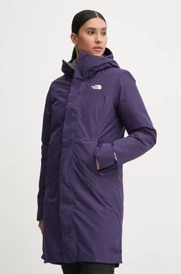 The North Face kurtka sportowa puchowa Suzanne Triclimate 2.0 kolor fioletowy NF0A89JM7O91