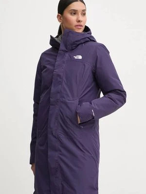 The North Face kurtka sportowa puchowa Suzanne Triclimate 2.0 kolor fioletowy NF0A89JM7O91