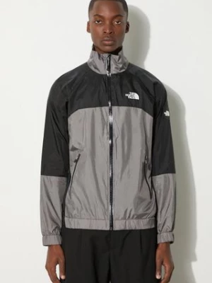 The North Face kurtka Wind Shell Full Zip męska kolor szary przejściowa NF0A879FRPI1