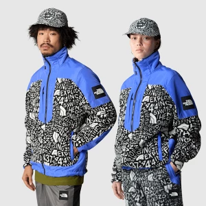 The North Face Kurtka Z Zamkiem Na Całej Długości I Nadrukiem Fleeski Y2k Tnf Black Abstract Multi Text Print Rozmiar L male