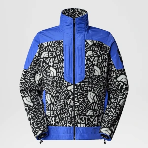 The North Face Kurtka Z Zamkiem Na Całej Długości I Nadrukiem Fleeski Y2k Tnf Black Abstract Multi Text Print Rozmiar L male