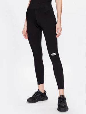 The North Face Legginsy Interlock NF0A7ZGI Czarny Slim Fit