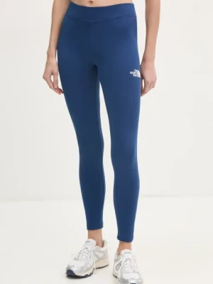 The North Face legginsy Simple Dome damskie kolor granatowy gładkie NF0A8C1XD1R1