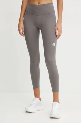 The North Face legginsy sportowe Flex damskie kolor szary gładkie NF0A87JQ0UZ1