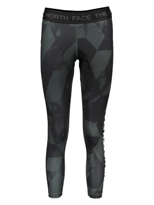 The North Face Legginsy sportowe "Flex" w kolorze szaro-czarnym rozmiar: XS