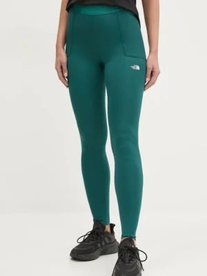 Zdjęcie produktu The North Face legginsy sportowe Refina damskie kolor turkusowy gładkie NF0A89186GI1