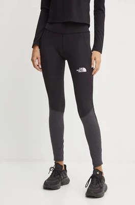 The North Face legginsy sportowe Trail Run Tight damskie kolor czarny gładkie NF0A87K14GZ1