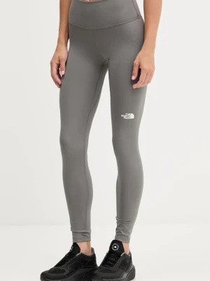 The North Face legginsy treningowe Flex 28IN damskie kolor szary gładkie NF0A8EJB0UZ1