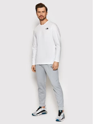 The North Face Longsleeve Easy NF0A2TX1 Biały Regular Fit