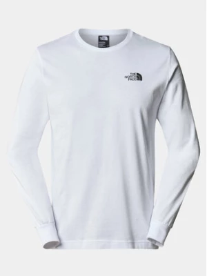 The North Face Longsleeve Easy NF0A87N8 Biały Regular Fit