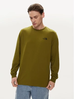 The North Face Longsleeve Easy NF0A87N8 Zielony Regular Fit