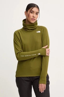 The North Face longsleeve funkcyjny Baselayer Dragline kolor zielony NF0A7ZLOPIB1