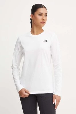 The North Face longsleeve L/S Simple Dome Tee damski kolor biały NF0A87QPFN41