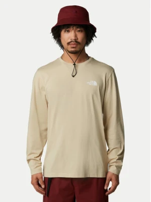 The North Face Longsleeve Simple Dome NF0A87QN Beżowy Regular Fit