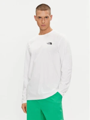 The North Face Longsleeve Simple Dome NF0A87QN Biały Regular Fit