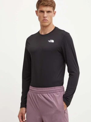 Zdjęcie produktu The North Face longsleeve sportowy 24/7 kolor czarny gładki NF0A894AJK31