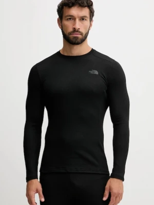 The North Face longsleeve sportowy Easy kolor czarny gładki NF0A8BZZJK31