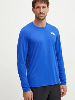 The North Face longsleeve sportowy Lightbright niebieski