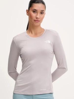 The North Face longsleeve sportowy Shadow kolor beżowy NF0A87TX1OA1
