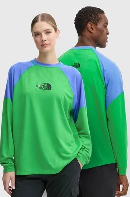 The North Face longsleeve TNF x Yinka Ilori kolor zielony wzorzysty NF0A89GMPO81