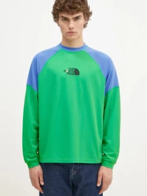 The North Face longsleeve TNF x Yinka Ilori kolor zielony wzorzysty NF0A89GMPO81