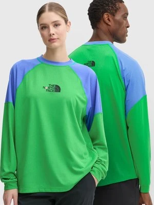 The North Face longsleeve TNF x Yinka Ilori kolor zielony wzorzysty NF0A89GMPO81