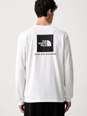 The North Face longsleeve z bawełną EVOLUTION biały