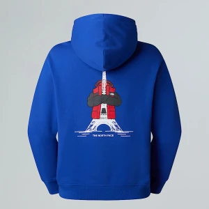 The North Face Luźna Bluza Unisex Z Kapturem France Tnf Blue Rozmiar XL male