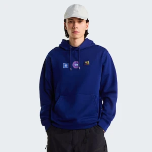 The North Face Luźna Bluza Unisex Z Kapturem I Grafiką Explorer Badges Bold Blue Rozmiar L male