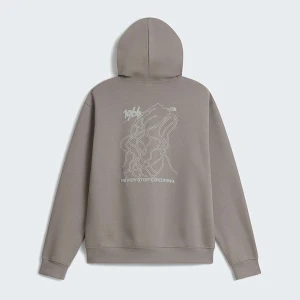 The North Face Luźna Bluza Unisex Z Kapturem I Grafiką Nse Slopes Stone Slab Rozmiar XXS male