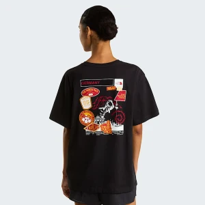 The North Face Luźny T-shirt Unisex Country Stickers Germany Tnf Black-summit Gold Rozmiar XXL male