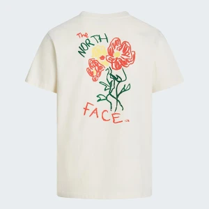 Zdjęcie produktu The North Face Luźny T-shirt Unisex Flower Scribble White Dune-soft Yellow Rozmiar L male