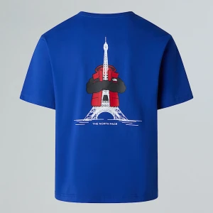 The North Face Luźny T-shirt Unisex France Tnf Blue Rozmiar XL male