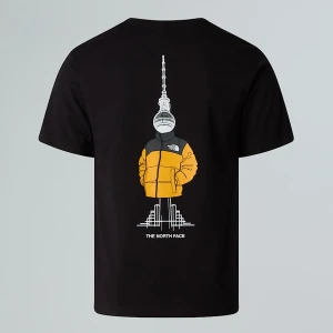 The North Face Luźny T-shirt Unisex Germany Tnf Black Rozmiar XXS male