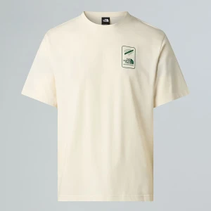 The North Face Luźny T-shirt Unisex No Signal White Dune Rozmiar S male