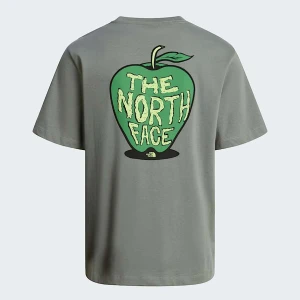 The North Face Luźny T-shirt Unisex Snack Fun Agave Green-tnf Black Rozmiar L male
