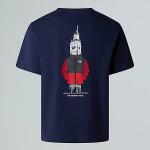 The North Face Luźny T-shirt Unisex Uk Summit Navy Rozmiar L male