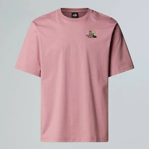 The North Face Luźny T-shirt Unisex Z Grafiką Dome Flower Nostalgia Rose Rozmiar L male