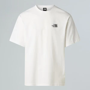 The North Face Luźny T-shirt Unisex Z Grafiką Run Tnf White Rozmiar M male