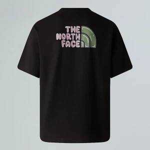 The North Face Luźny T-shirt Unisex Z Logo Bubble Tnf Black Rozmiar XXS male
