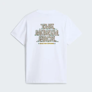 The North Face Luźny T-shirt Unisex Z Logo I Grafiką Stone Tnf White Rozmiar XS male